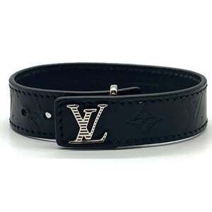 LOUIS VUITTON Leather Charm Bracelet